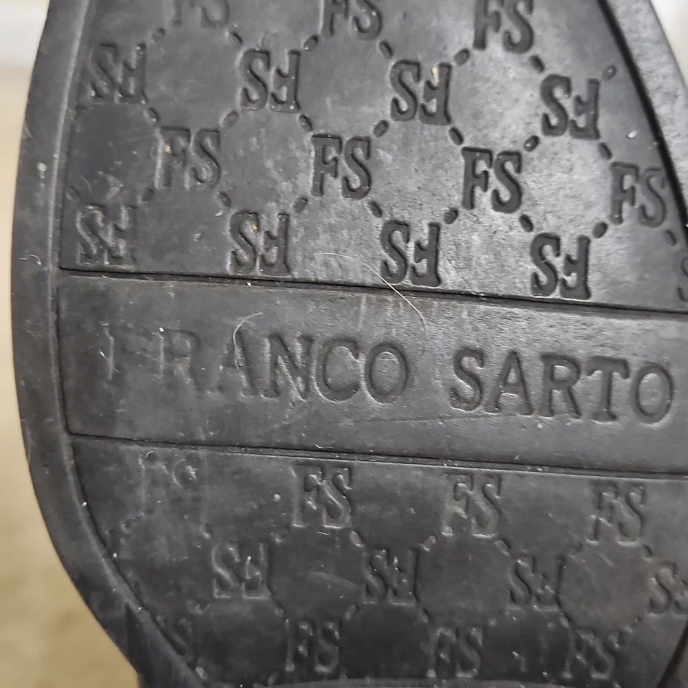 Franco Sarto Over the Calf Leather Boots Size 6